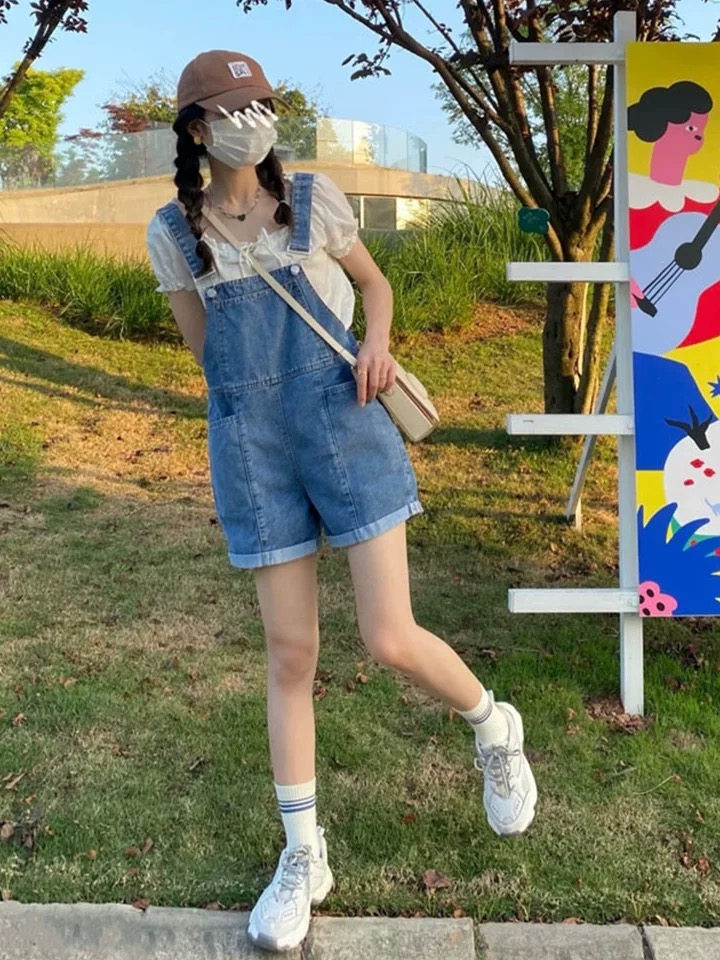 女装杂款牛仔背带裙裤