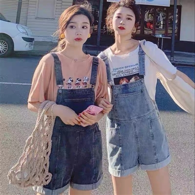 女装杂款牛仔背带裙裤新款多多